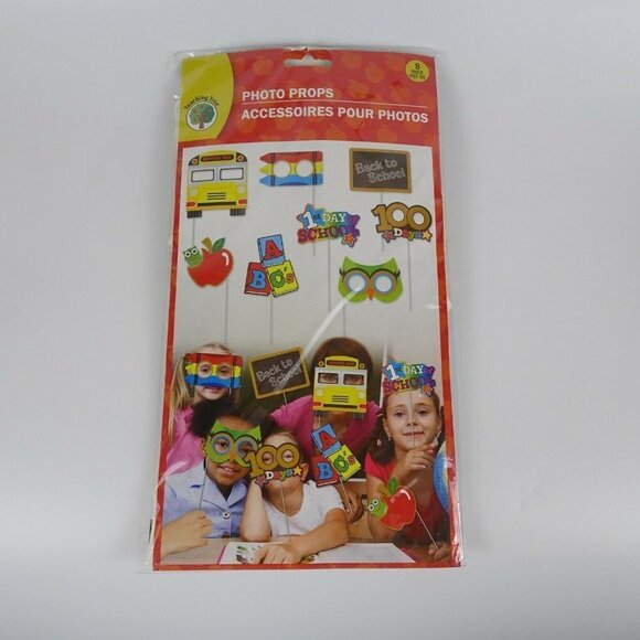 💰3/$25 Teaching Tree Back to School Photo Props 8-PC Accessories Party Booth - Picture 2 of 8